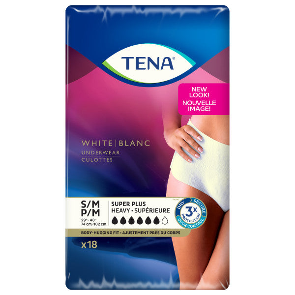 TENA Super Plus Incontinence Underwear for Women, Heavy Absorbency,  Small/Medium, 18 count - Brockville Home Health Care